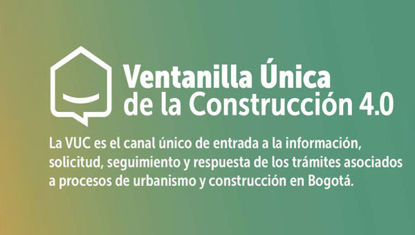 Imagen con el logo de la ventanilla única de la construcción