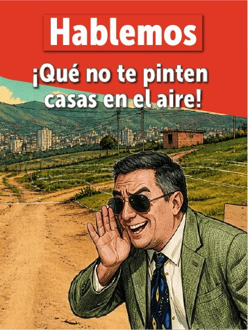 Imagen de estafador ofertando lotes
