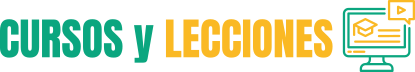 Título de cursos y lecciones
